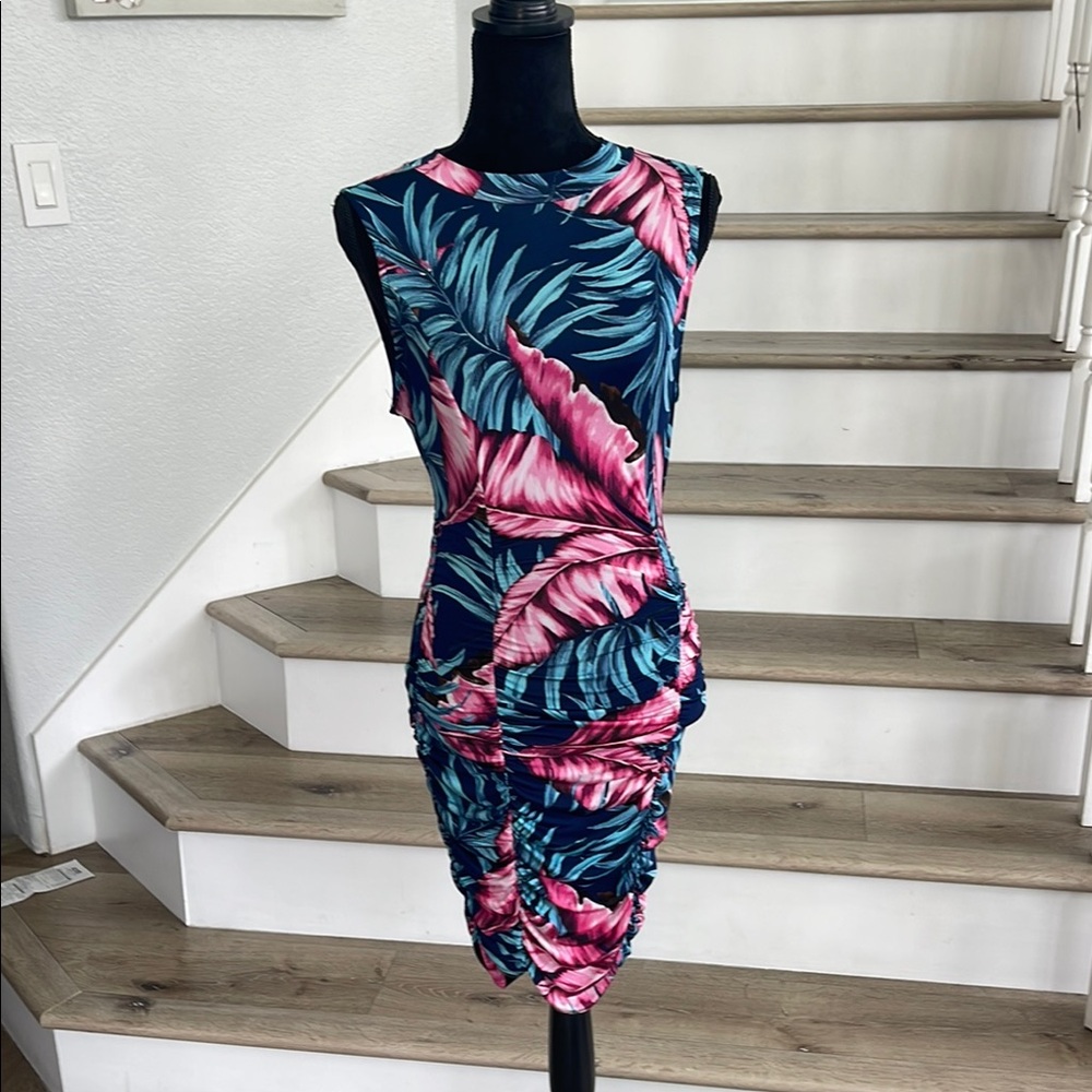 Fashion Nova Pink Sheath Midi Dress Resort Wear